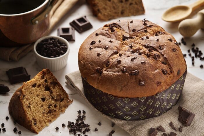 Panettone con Gocce di Cioccolato Fondente 750 g "1 cartone da 6 Pz" - immagine 2