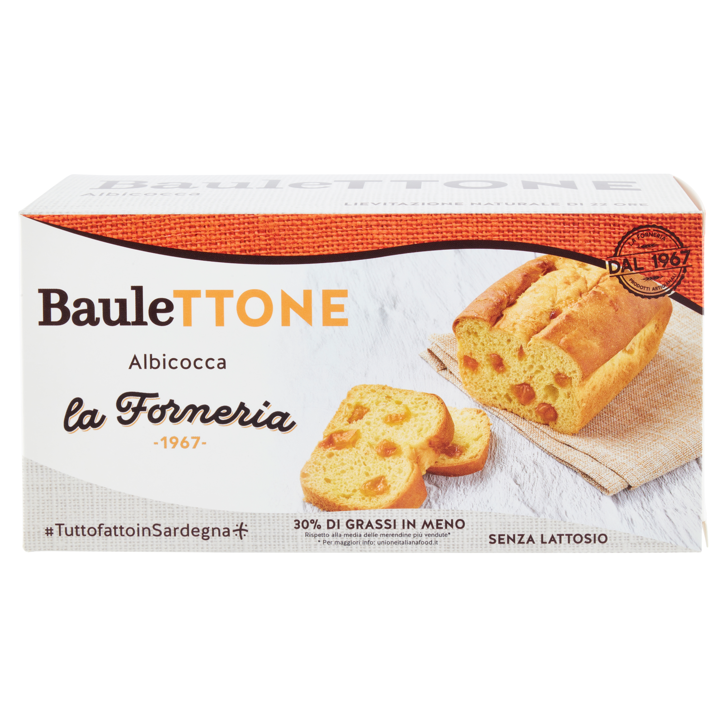 bauleTTONE all'Albicocca 280 g "1 cartone da 6 Pz"