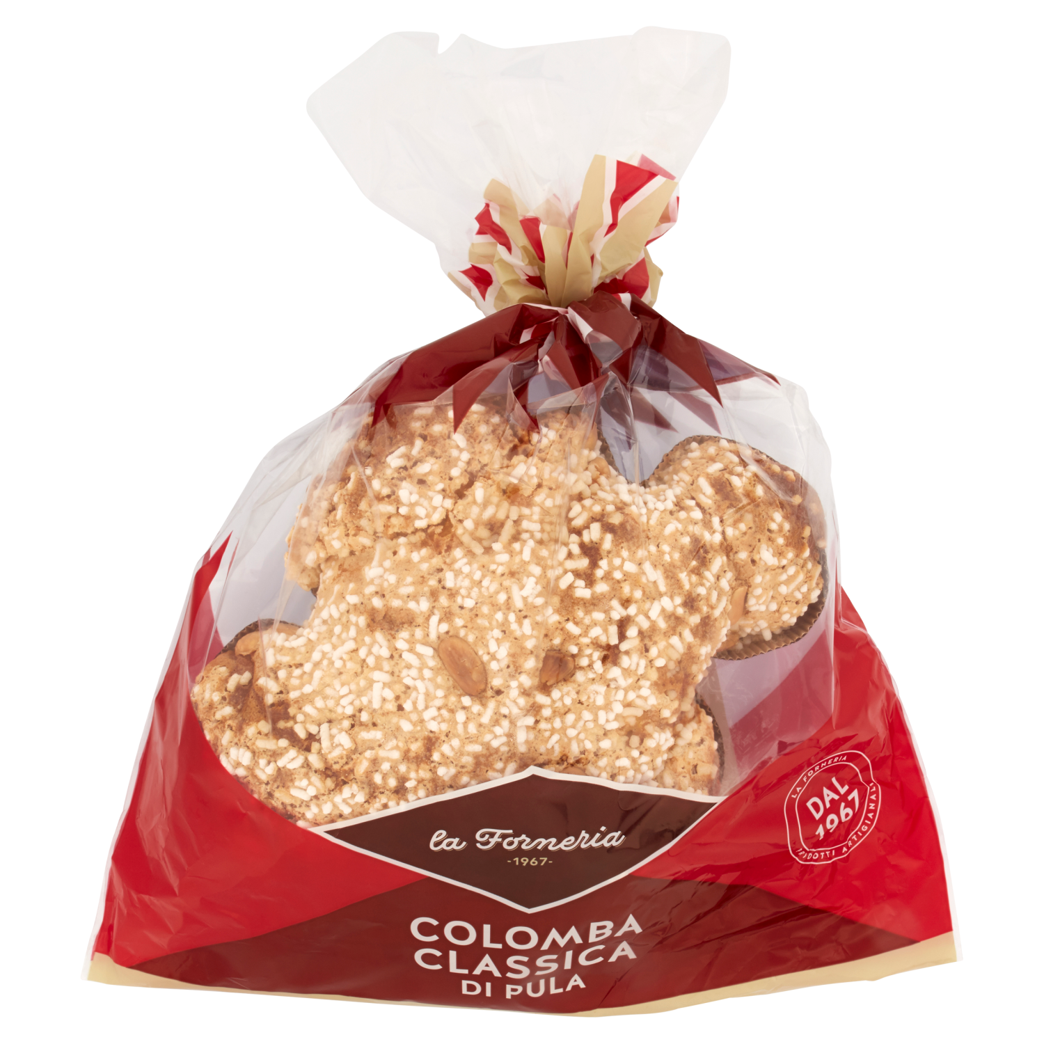 Colomba Classica Mandorlata 750 g in Cellophane - 1 cartone da 6 Pz
